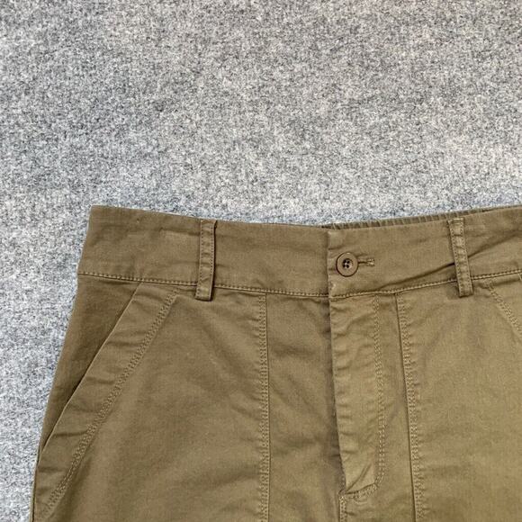 Michael Stars Skirt Womens S Olive Green Monroe Utility Patch Deep Pockets Mini - Picture 3 of 11